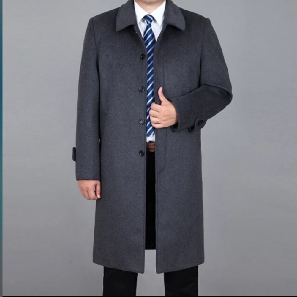 🌟MEN Wool Long Cashmere Coat🌟